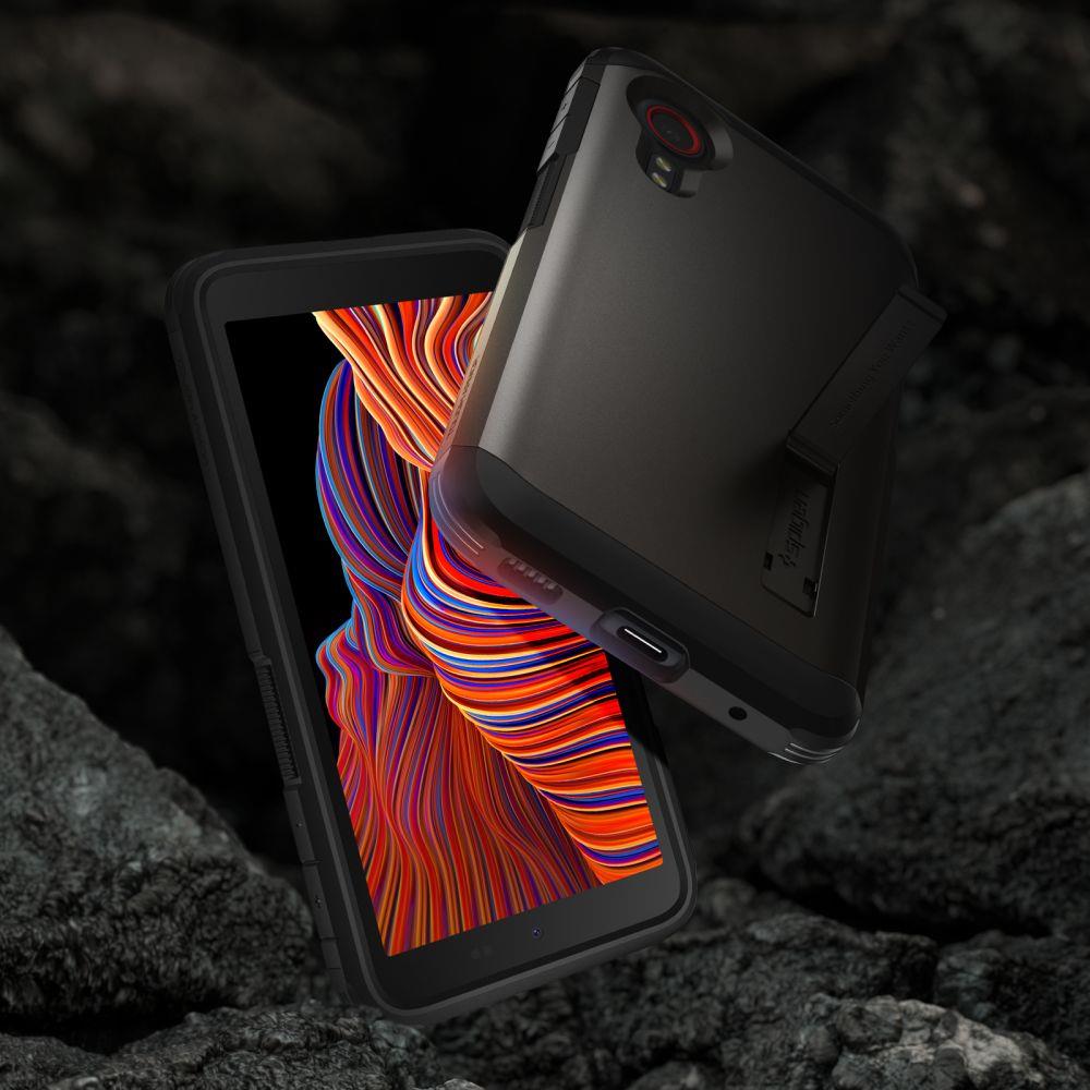 Pokrowiec Spigen Tough Armor szary Samsung Galaxy Xcover 5 / 10