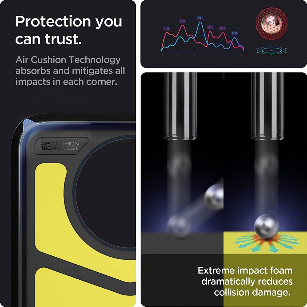 Pokrowiec Spigen Tough Armor szary Xiaomi POCO X3 NFC / 4