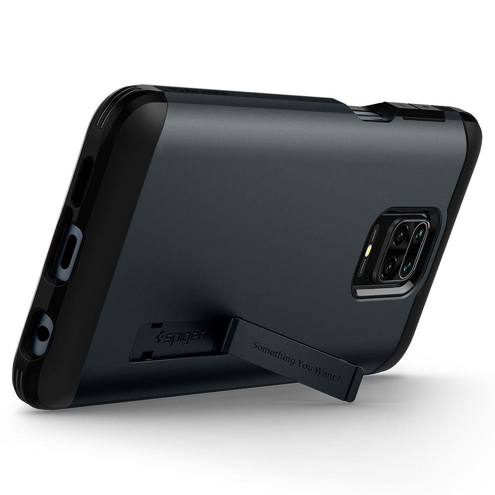 Pokrowiec Spigen Tough Armor szary Xiaomi Redmi Note 9 Pro / 6