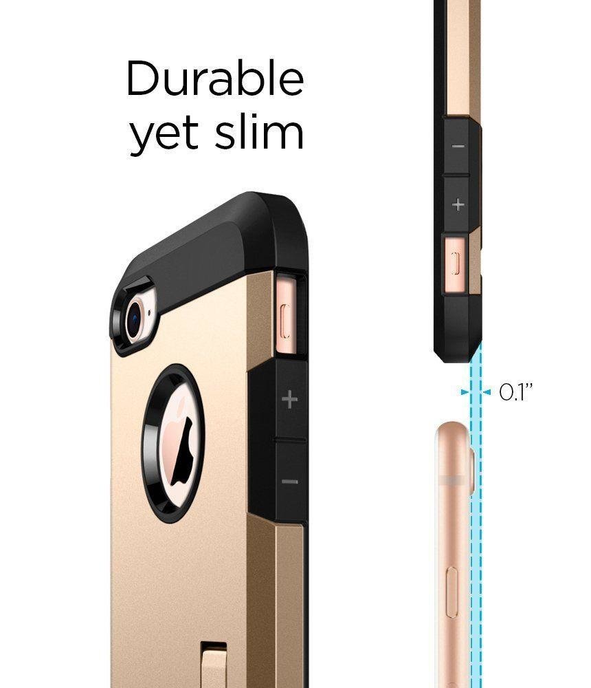 Pokrowiec Spigen Tough Armor złoty Apple iPhone 7 / 4 Pokrowiec Spigen Tough Armor złoty Apple iPhone 7 / 4