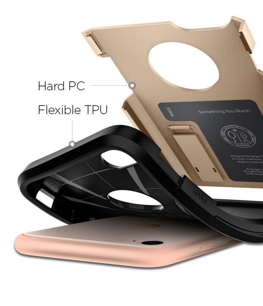 Pokrowiec Spigen Tough Armor złoty Apple iPhone 7 / 5 Pokrowiec Spigen Tough Armor złoty Apple iPhone 7 / 5