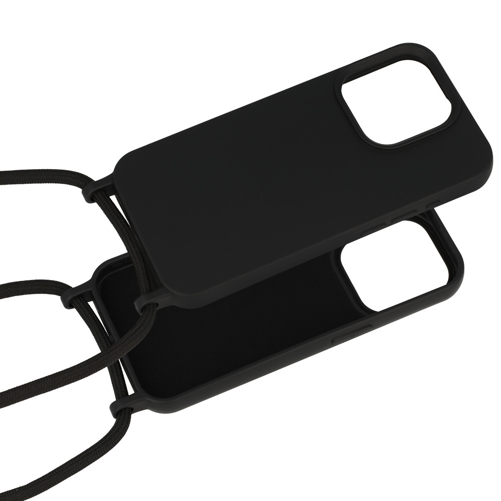 Pokrowiec Strap Silicone Case wzr 1 czarny Apple iPhone 15 Pro Max / 4