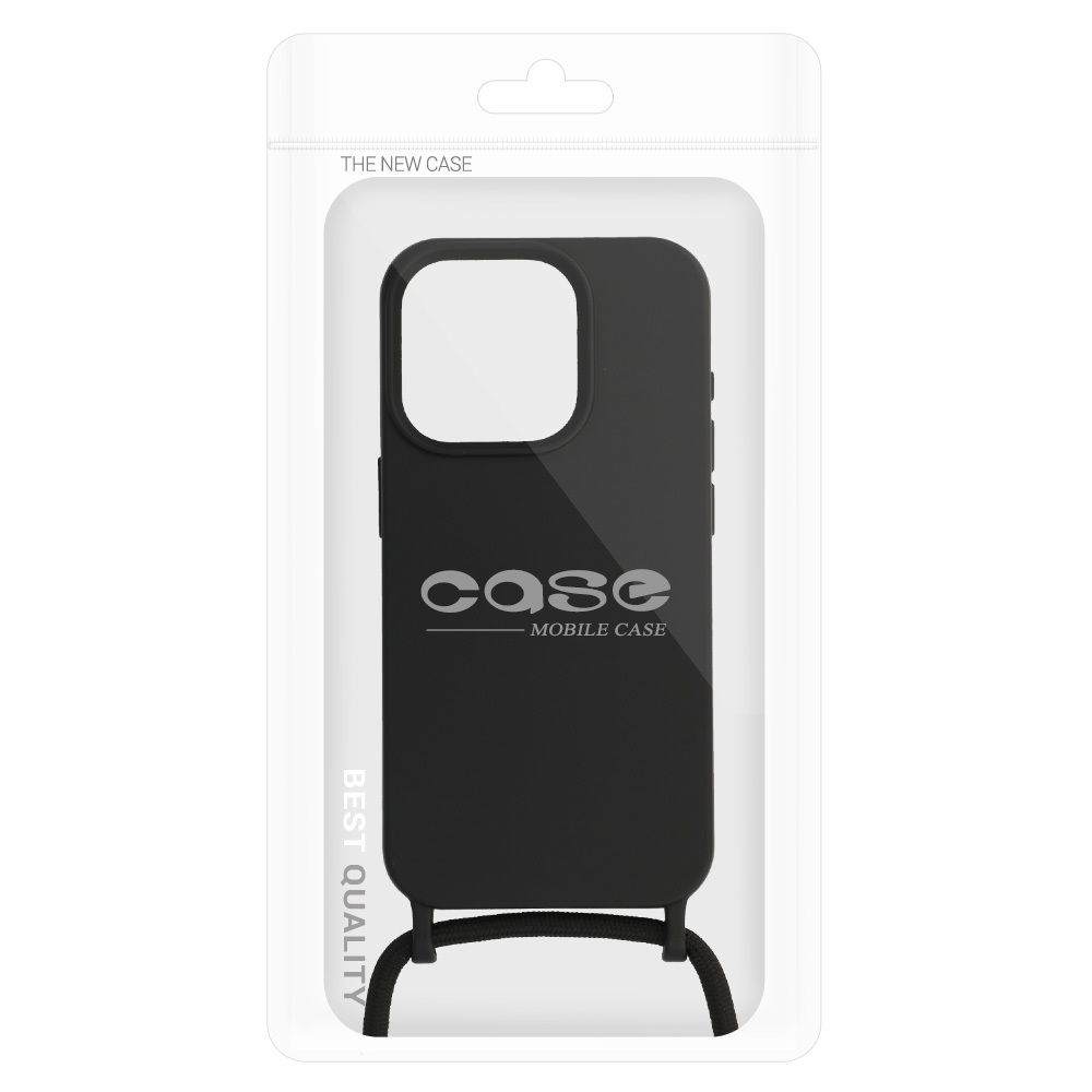 Pokrowiec Strap Silicone Case wzr 1 czarny Apple iPhone 15 Pro Max / 7