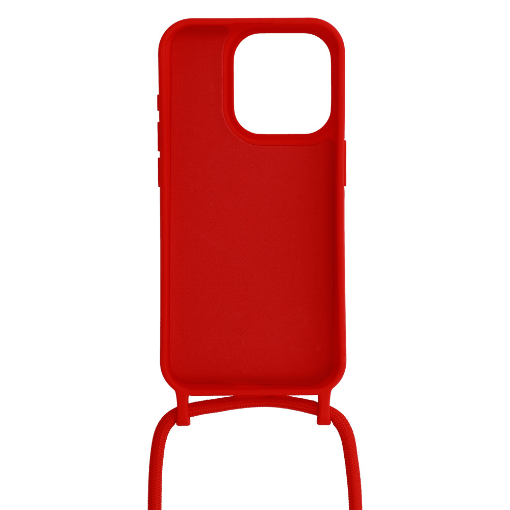 Pokrowiec Strap Silicone Case wzr 1 czerwony Apple iPhone 13 Pro Max / 3