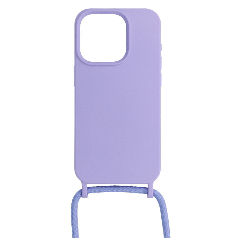 Pokrowiec Strap Silicone Case wzr 1 fioletowy Apple iPhone 12 / 2