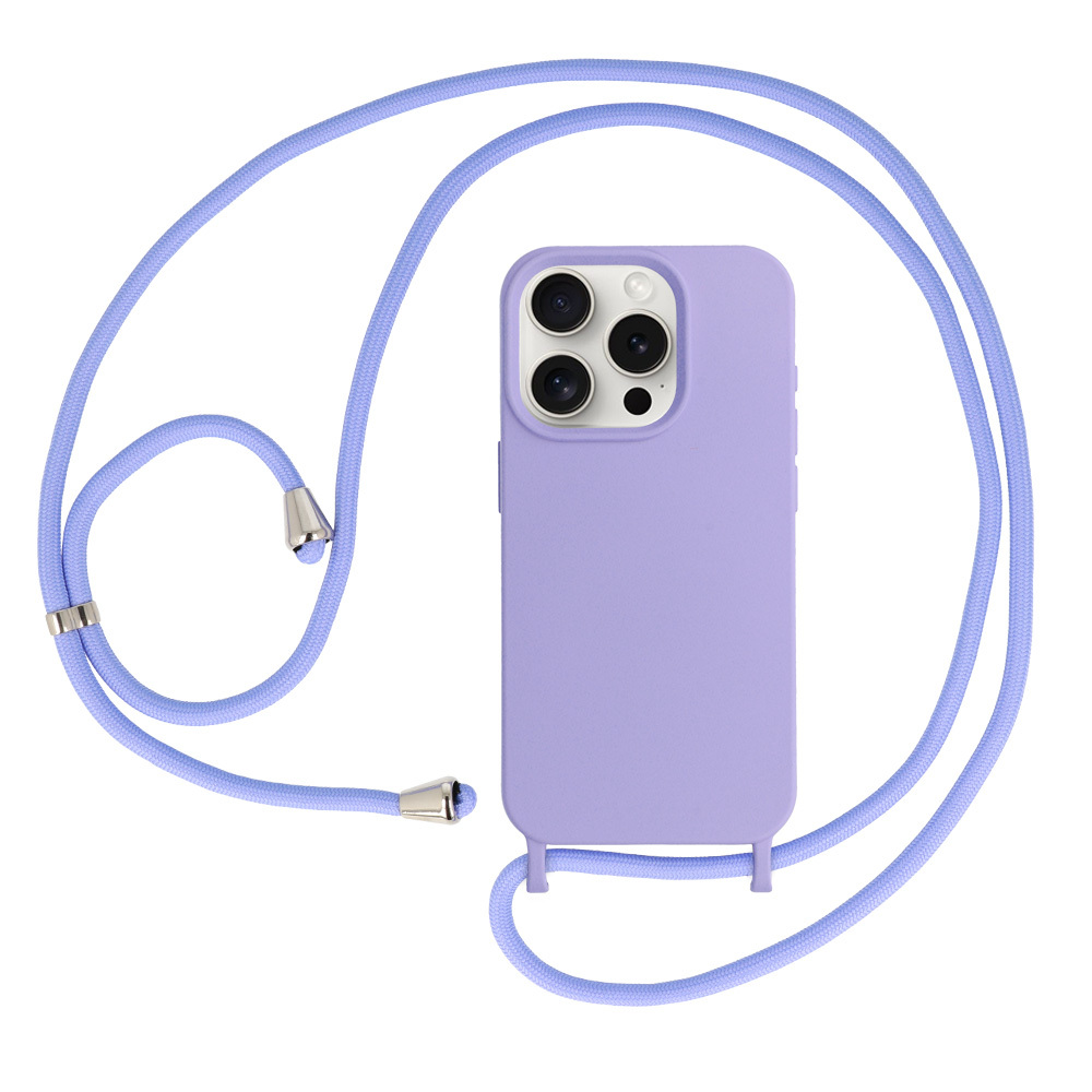 Pokrowiec Strap Silicone Case wzr 1 fioletowy Apple iPhone 14
