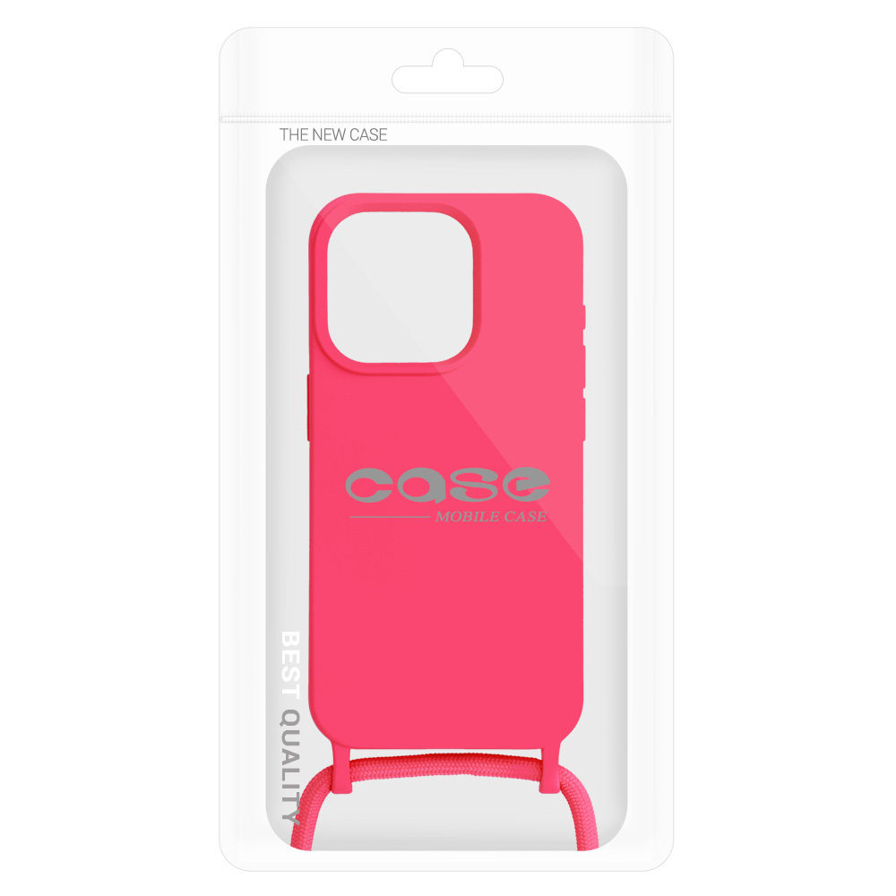 Pokrowiec Strap Silicone Case wz�r 1 r�owy Apple iPhone 13 / 7