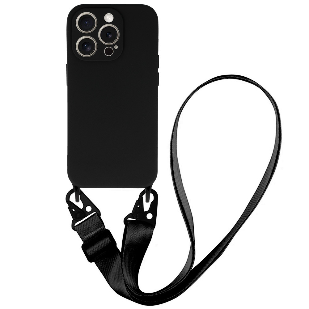 Pokrowiec Strap Silicone Case wzr 2 czarny Apple iPhone 15 Pro