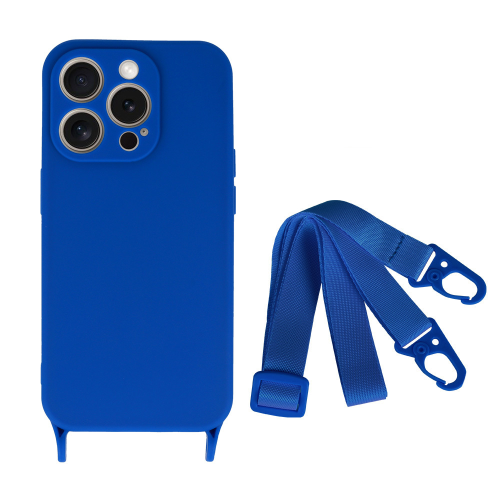 Pokrowiec Strap Silicone Case wzr 2 niebieski Apple iPhone 15 Pro Max / 2