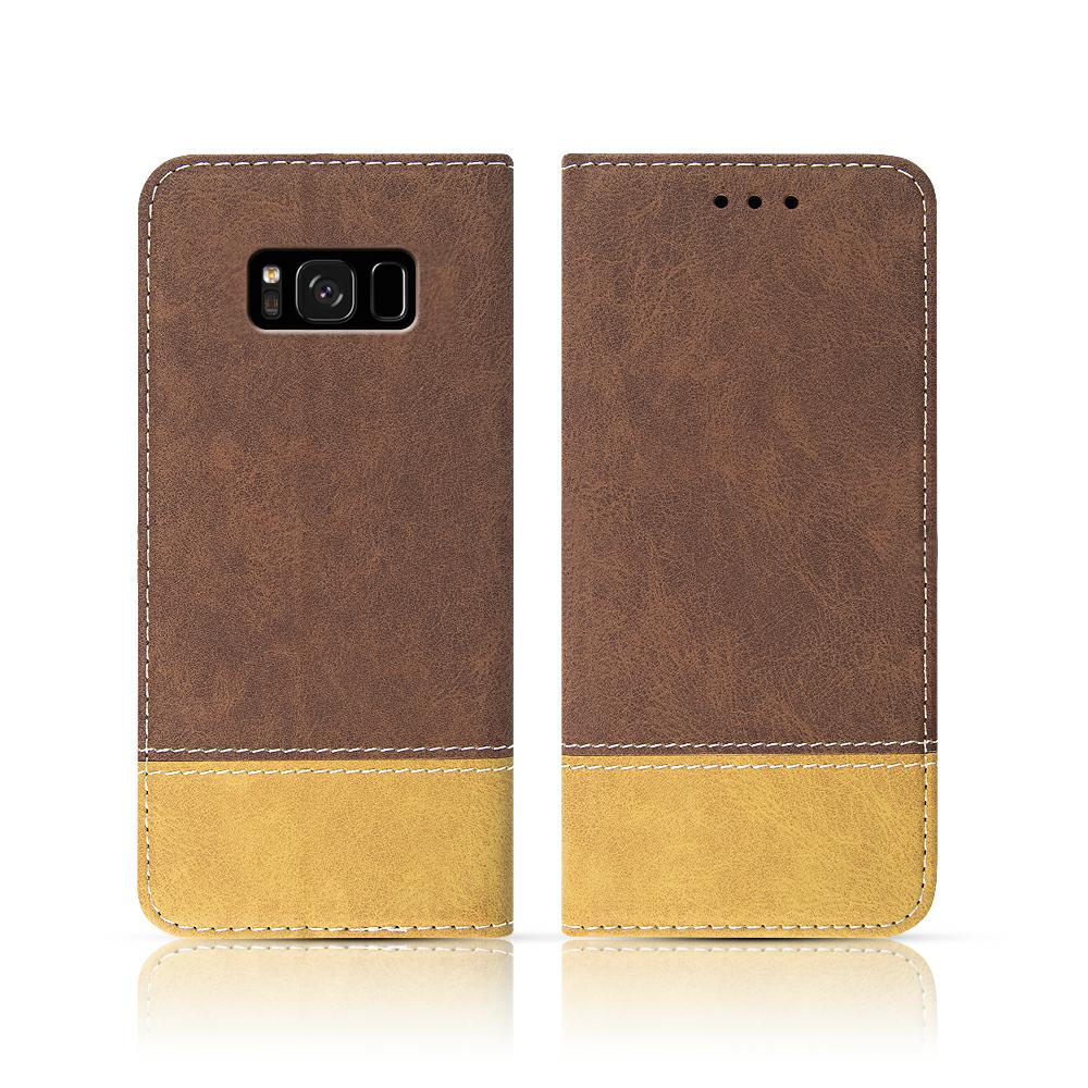Pokrowiec Suede Book brzowy Apple iPhone 12 Max / 2