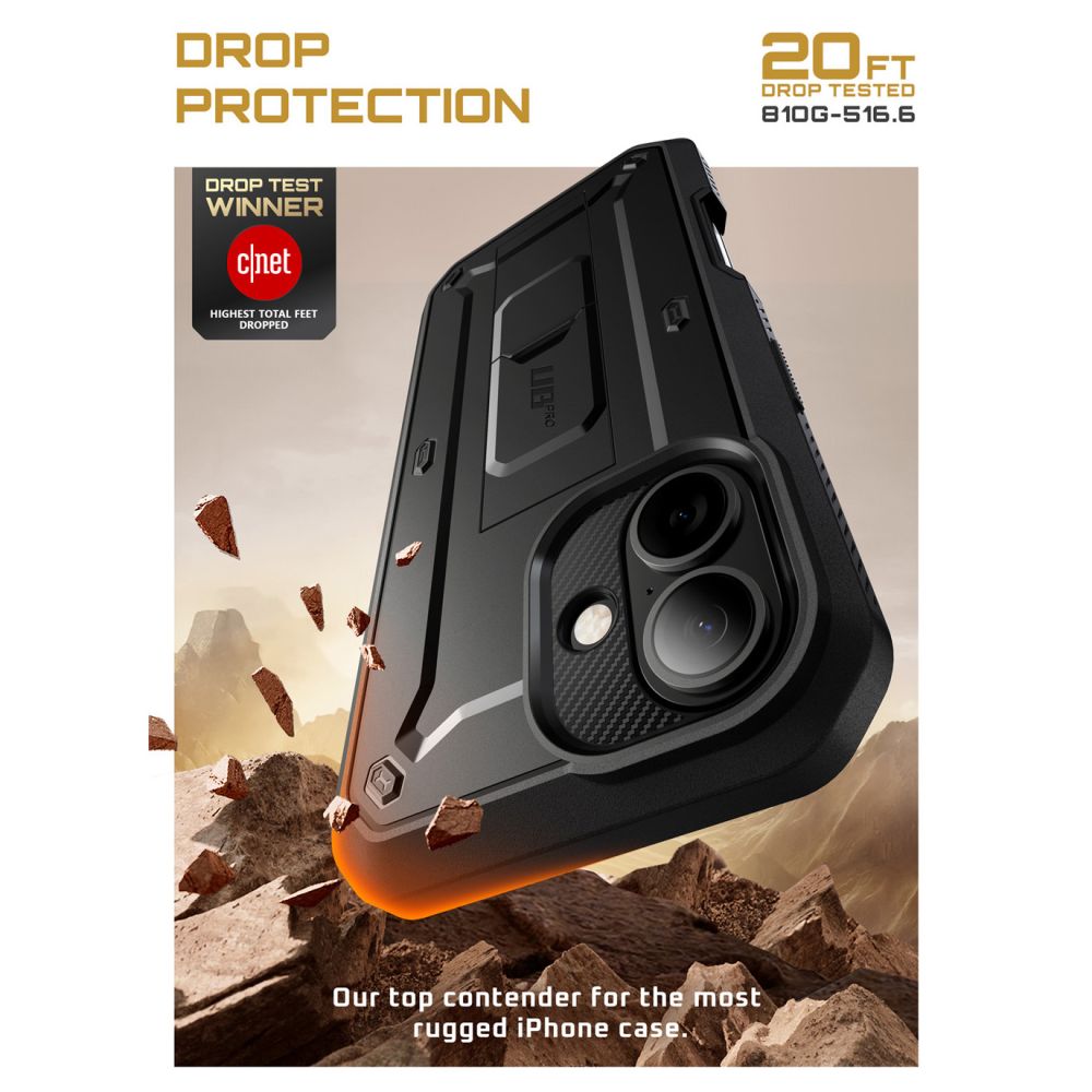 Pokrowiec Supcase Unicorn Beetle Pro czarny Apple iPhone 17 / 2