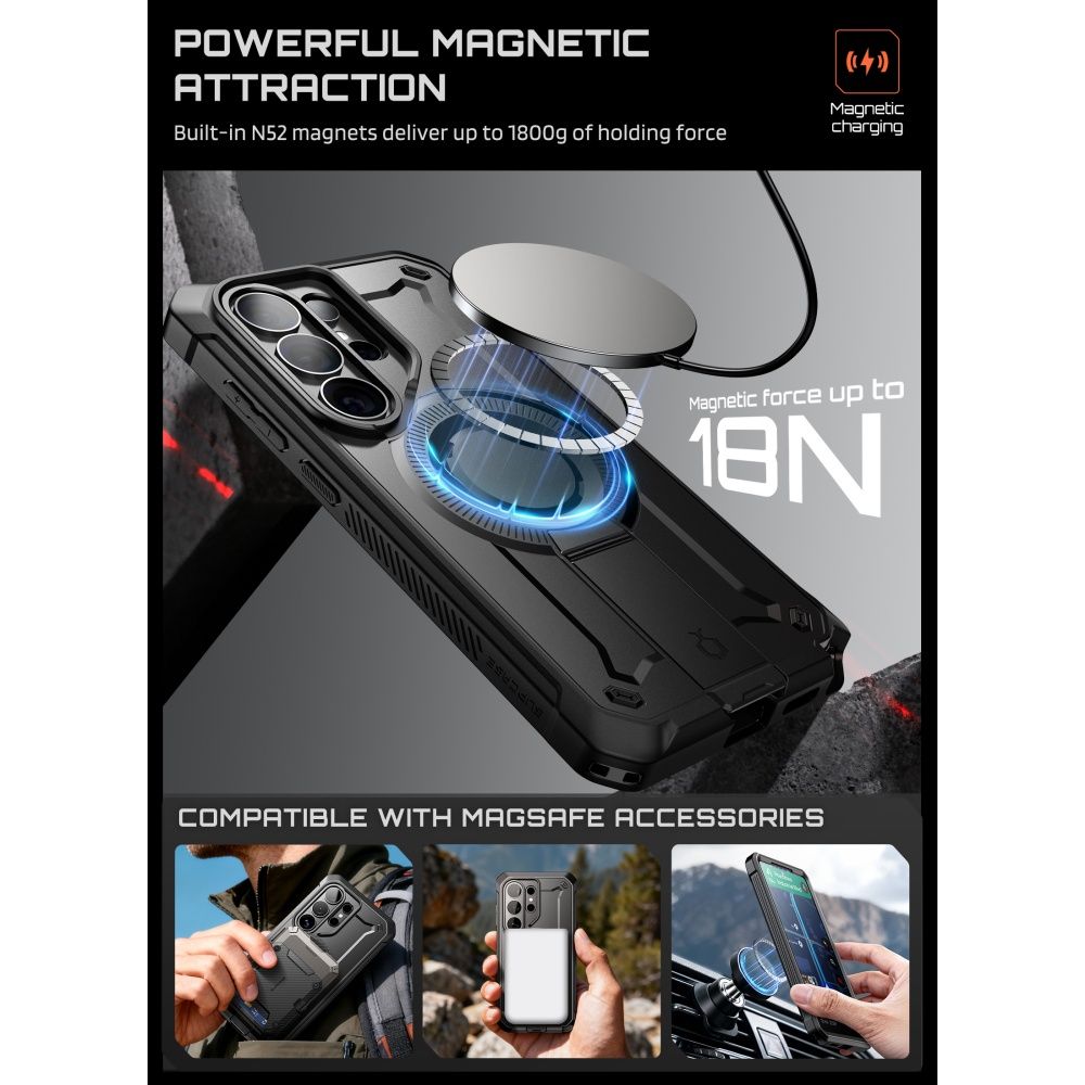 Pokrowiec Supcase Unicorn Beetle Pro czarny Samsung Galaxy S26 Ultra / 4 Pokrowiec Supcase Unicorn Beetle Pro czarny Samsung Galaxy S26 Ultra / 4