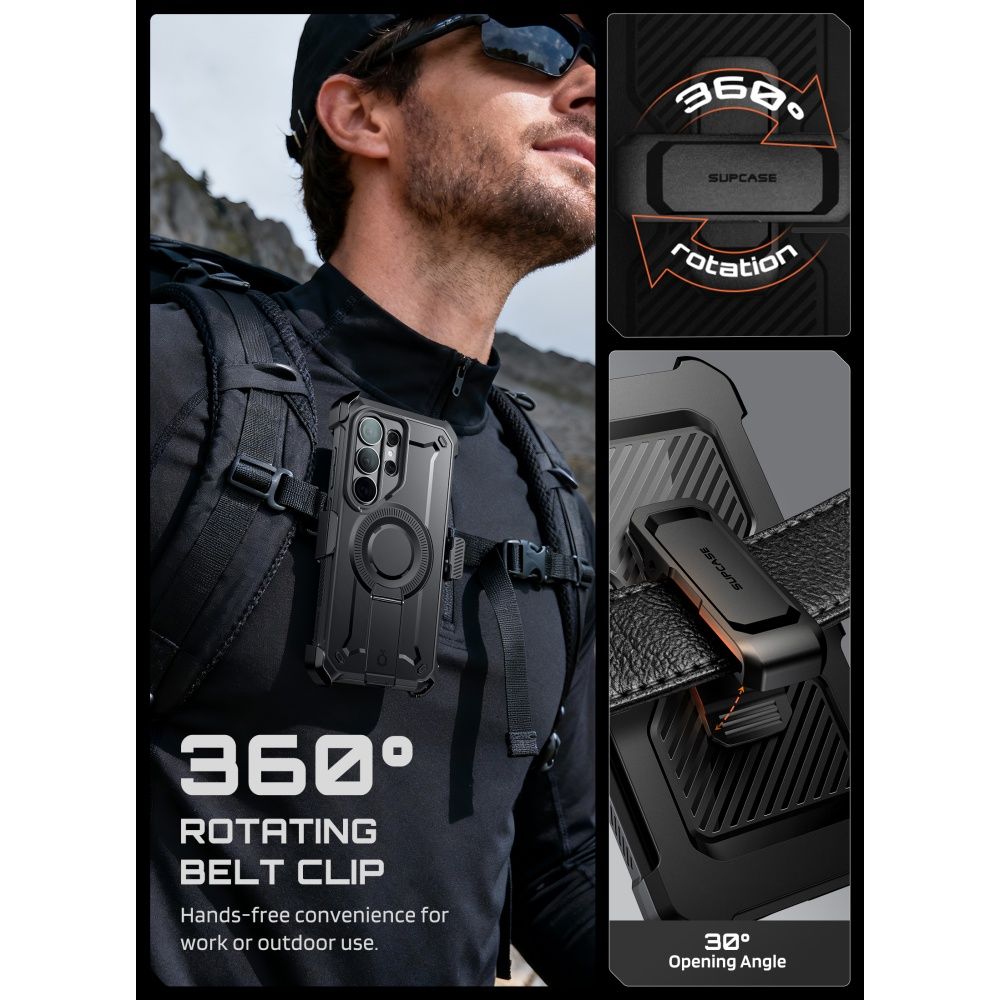 Pokrowiec Supcase Unicorn Beetle Pro czarny Samsung Galaxy S26 Ultra / 7 Pokrowiec Supcase Unicorn Beetle Pro czarny Samsung Galaxy S26 Ultra / 7