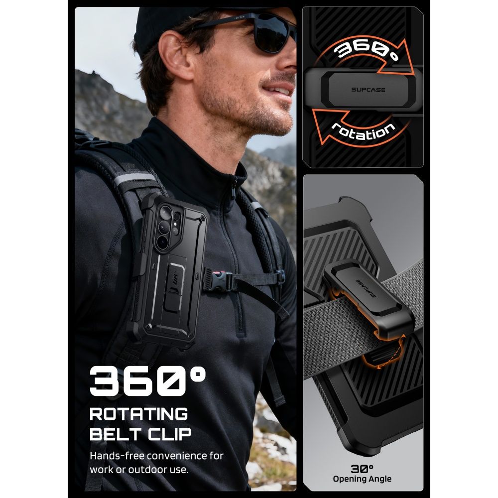 Pokrowiec Supcase Unicorn Beetle Pro czarny Samsung Galaxy S26 Ultra / 7 Pokrowiec Supcase Unicorn Beetle Pro czarny Samsung Galaxy S26 Ultra / 7