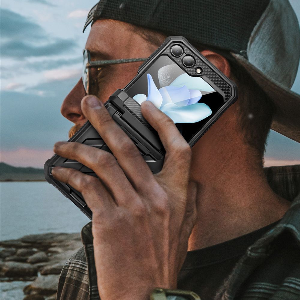 Pokrowiec Supcase Unicorn Beetle Pro czarny Samsung Galaxy Z Flip 5 / 6