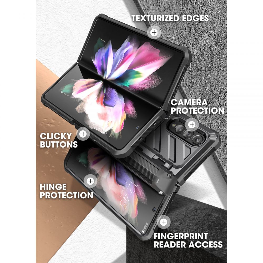 Pokrowiec Supcase Unicorn Beetle Pro czarny Samsung Galaxy Z Fold 3 / 7