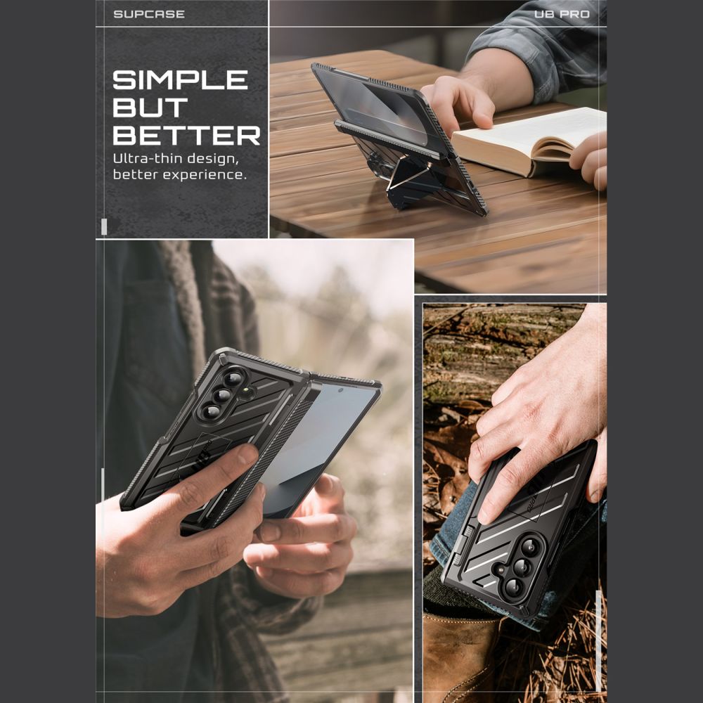 Pokrowiec Supcase Unicorn Beetle Pro czarny Samsung Galaxy Z Fold 7 / 9
