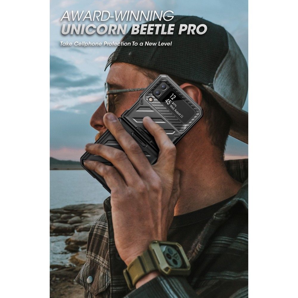 Pokrowiec Supcase Unicorn Beetle Pro czarny Samsung Z Flip 4 / 8 Pokrowiec Supcase Unicorn Beetle Pro czarny Samsung Z Flip 4 / 8