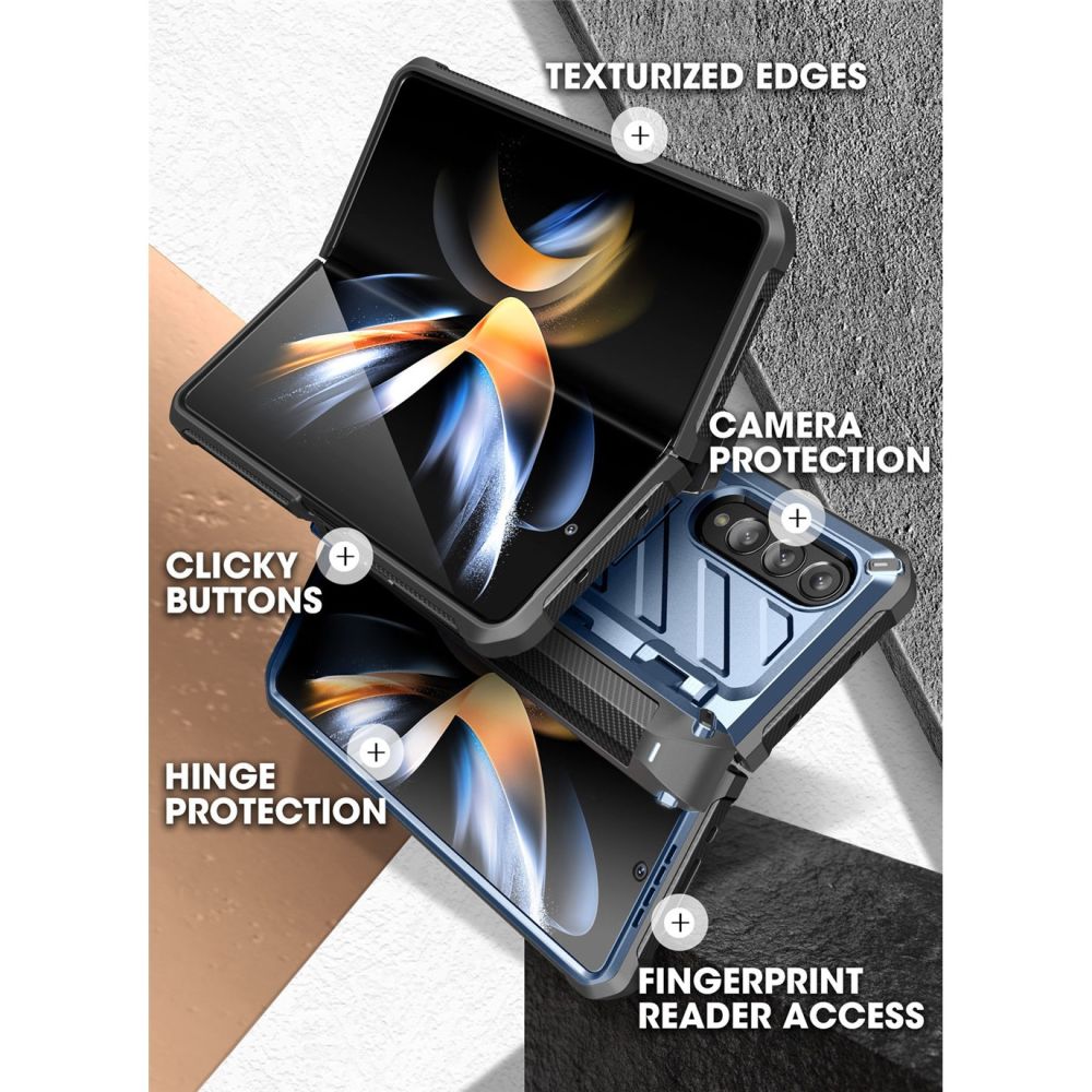 Pokrowiec Supcase Unicorn Beetle Pro niebieski Samsung Galaxy Z Fold 4 / 6