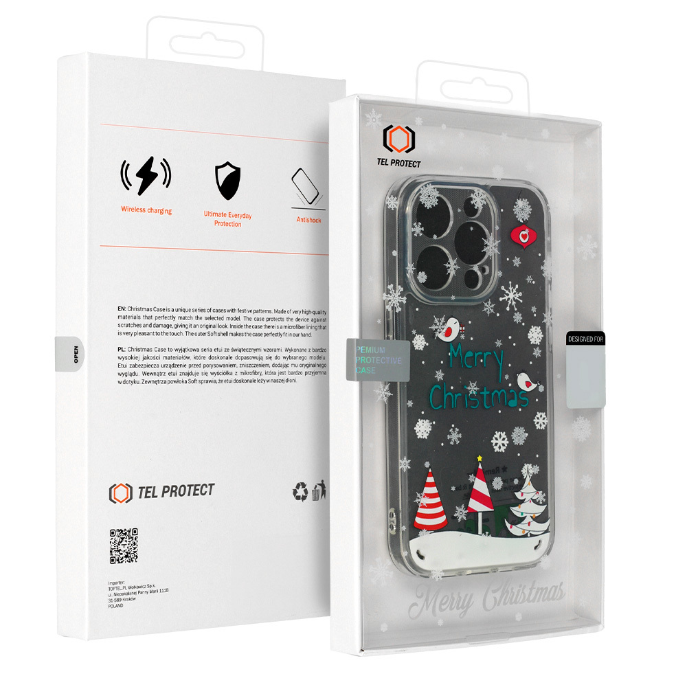 Pokrowiec �wi�teczny case wz�r 4 clear Samsung Galaxy S23 / 6