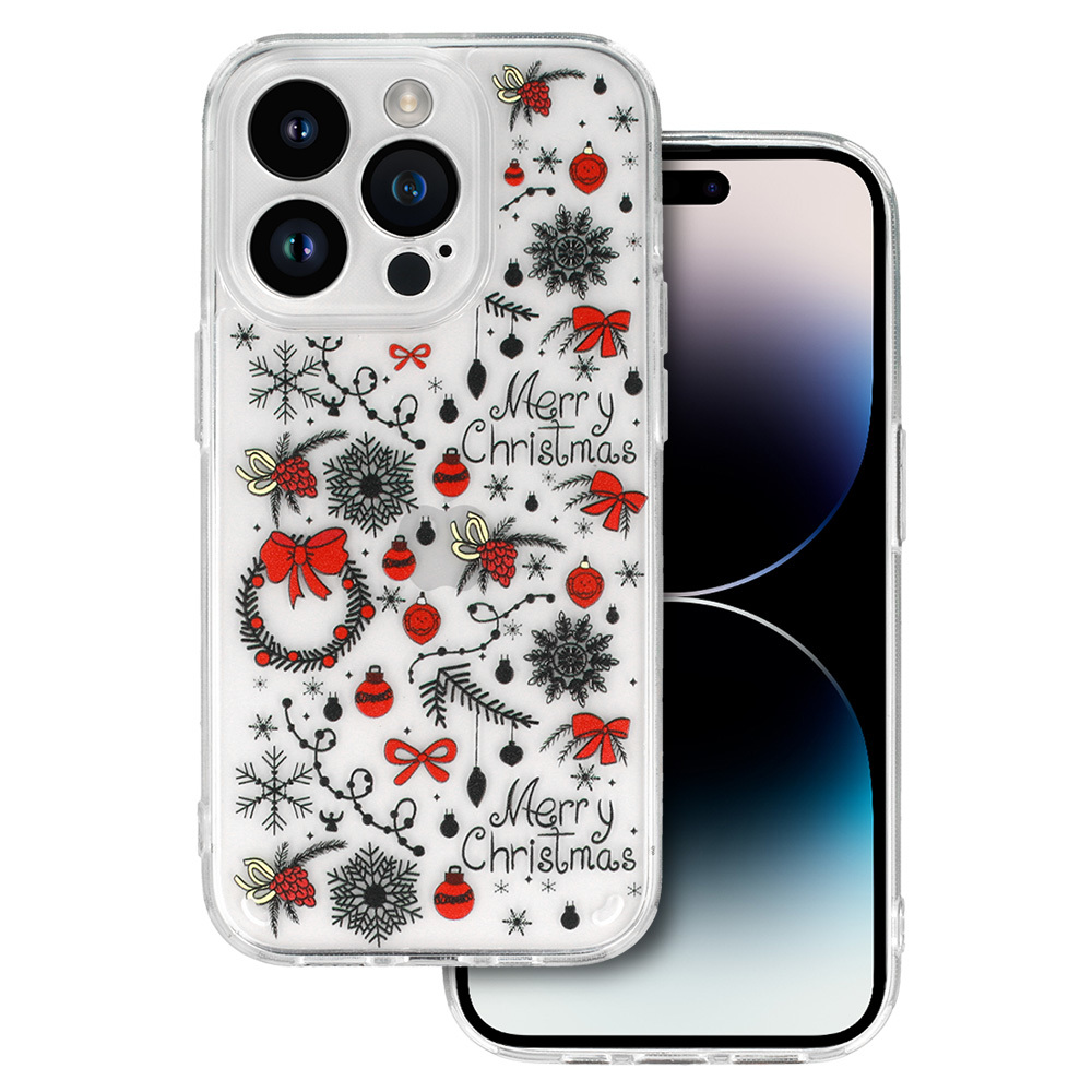 Pokrowiec witeczny case wzr 5 clear Apple iPhone 14 Pro