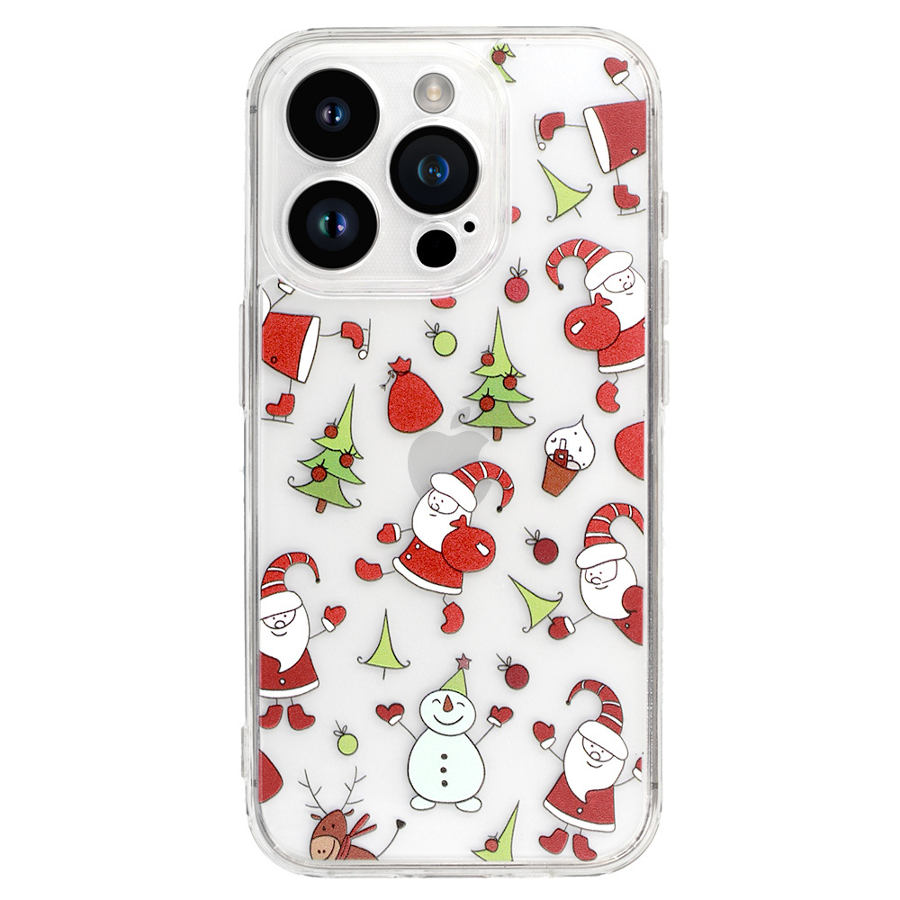 Pokrowiec �wi�teczny Christmas Clear Case wz�r 1 Apple iPhone 15 / 2