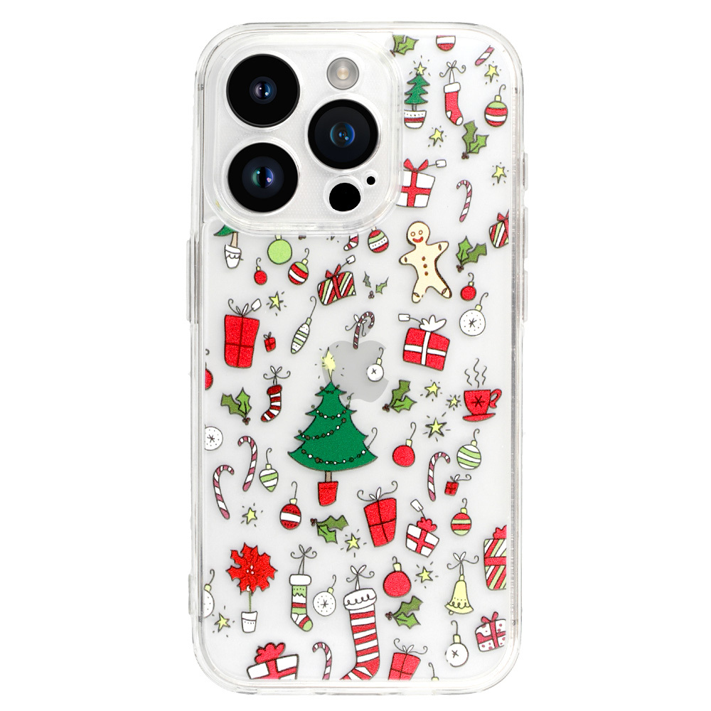 Pokrowiec �wi�teczny Christmas Clear Case wz�r 2 Apple iPhone 14 Pro / 2