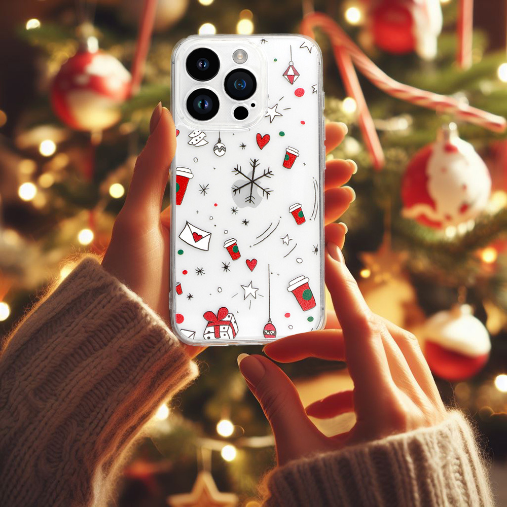 Pokrowiec �wi�teczny Christmas Clear Case wz�r 3 Apple iPhone 11 / 5