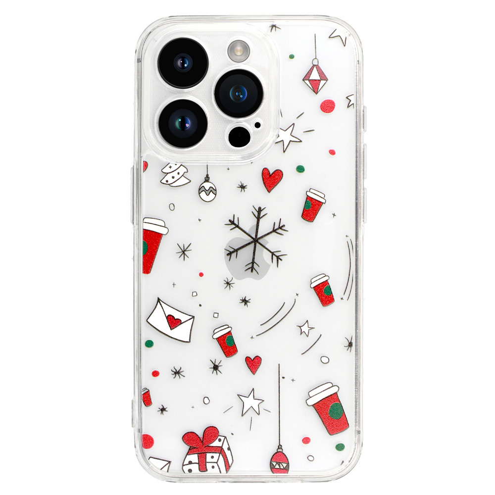 Pokrowiec �wi�teczny Christmas Clear Case wz�r 3 Apple iPhone 16 Pro / 2