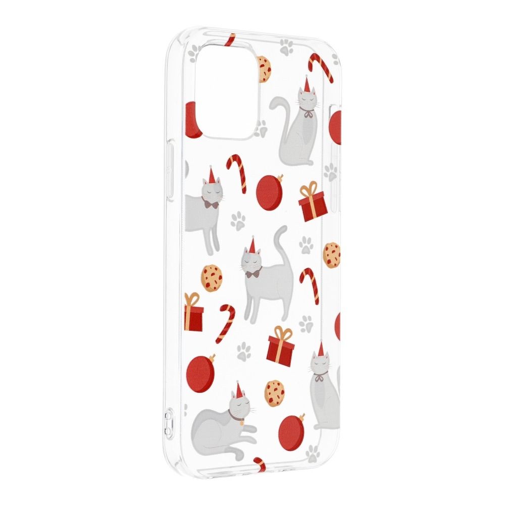 Pokrowiec �wi�teczny zimowy wz�r kot Apple iPhone 13 Pro / 7