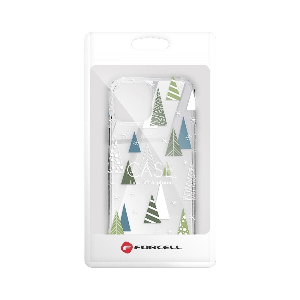 Pokrowiec �wi�teczny zimowy wz�r las Samsung Galaxy A52s / 3