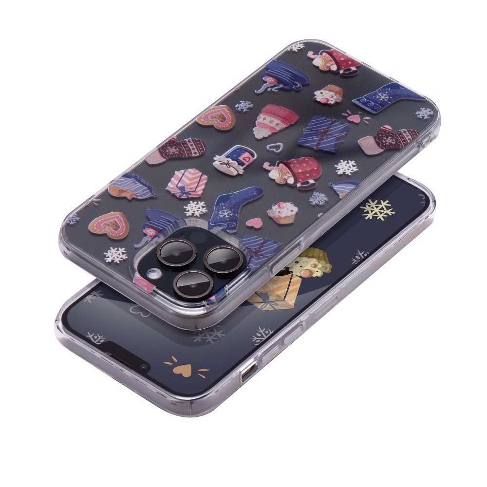 Pokrowiec świąteczny zimowy wzór prezenty Apple iPhone 7 / 5 Pokrowiec świąteczny zimowy wzór prezenty Apple iPhone 7 / 5