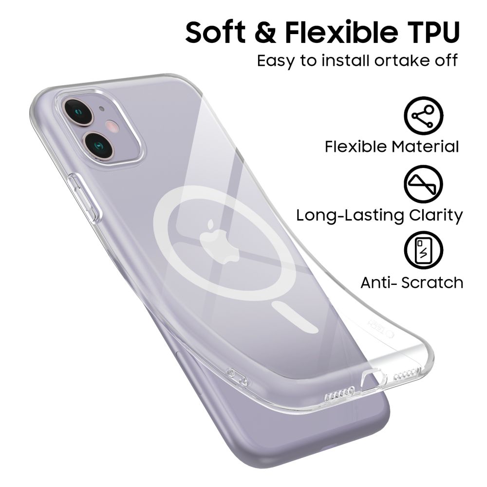 Pokrowiec Tech-Protect FlexAir prze�roczysty Apple iPhone 11 / 5