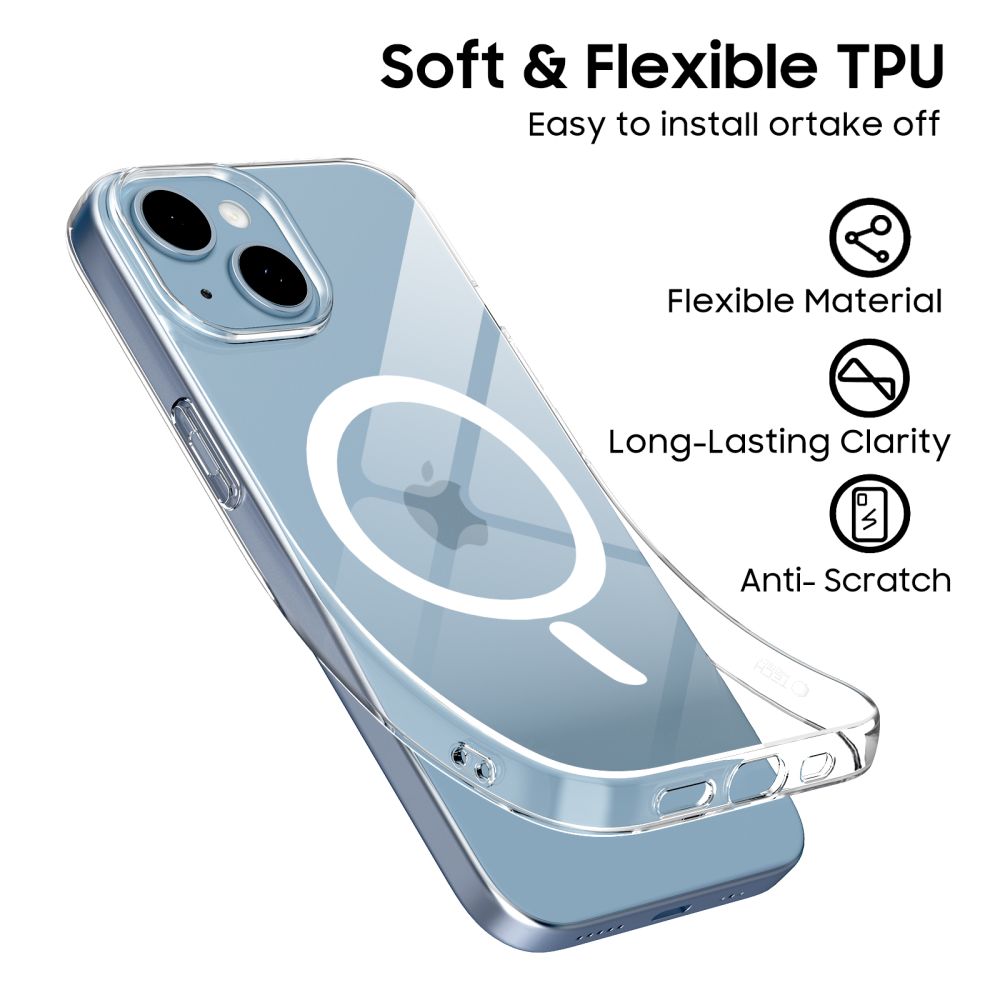 Pokrowiec Tech-Protect FlexAir prze�roczysty Apple iPhone 14 / 5