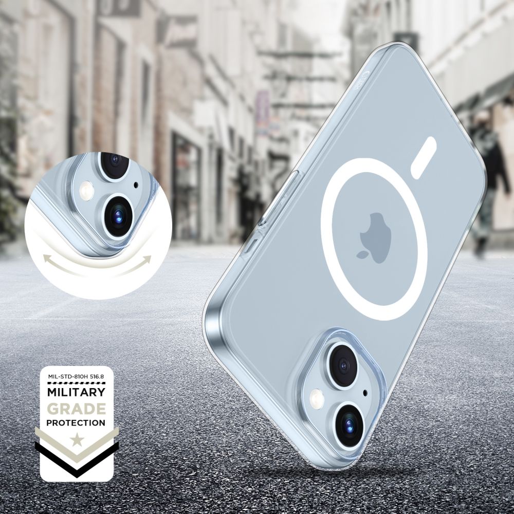 Pokrowiec Tech-Protect FlexAir prze�roczysty Apple iPhone 15 / 2