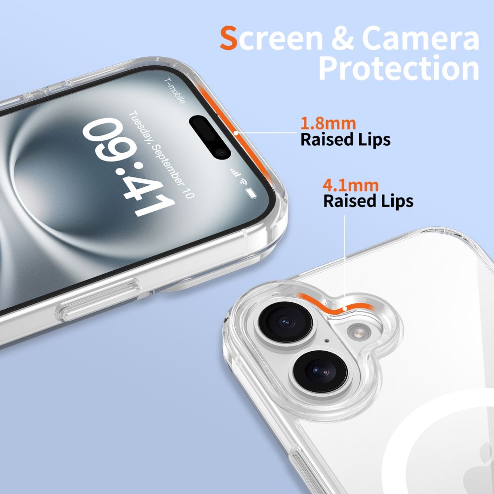 Pokrowiec Tech-Protect FlexAir prze�roczysty Apple iPhone 16 / 6