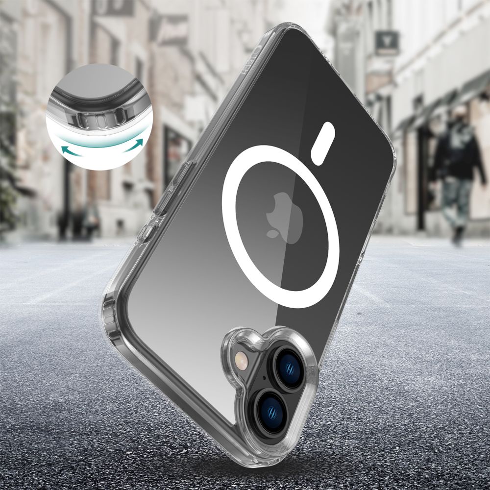 Pokrowiec Tech-Protect FlexAir prze�roczysty Apple iPhone 16 Plus / 2