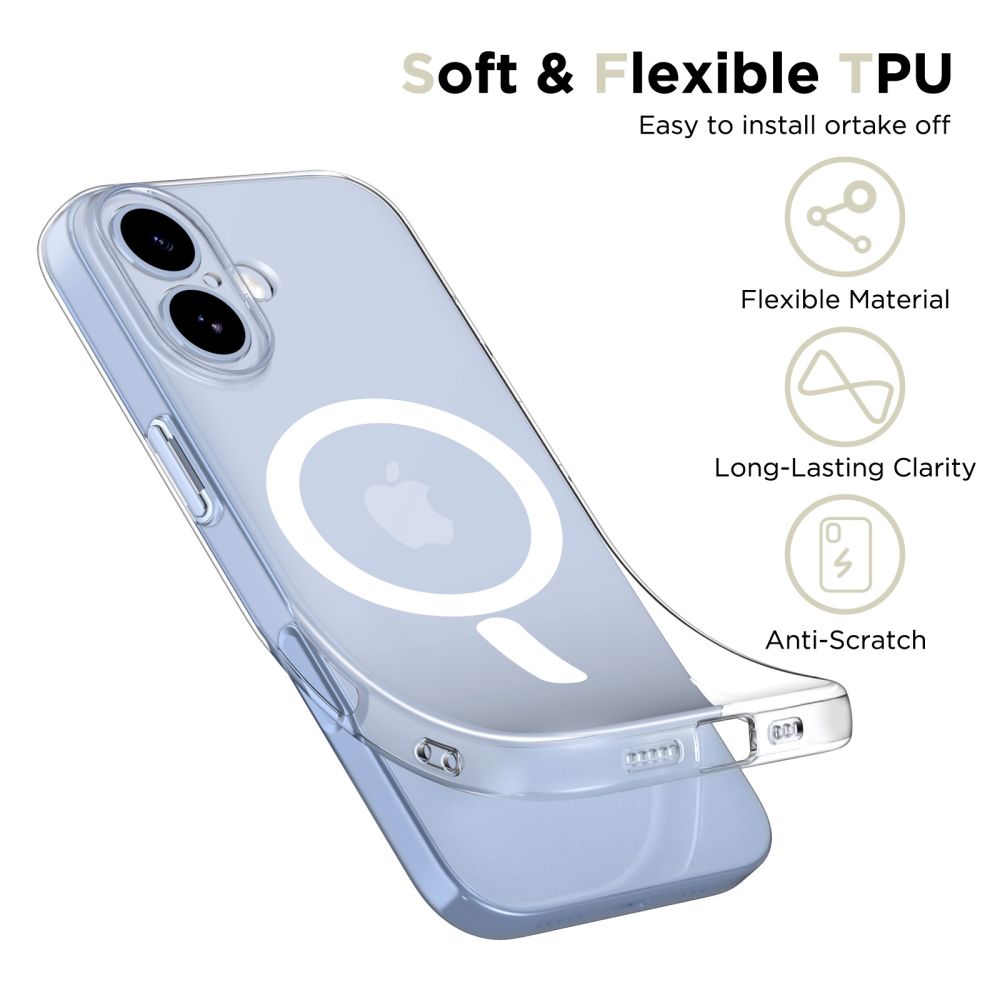 Pokrowiec Tech-Protect FlexAir prze�roczysty Apple iPhone 17 / 3