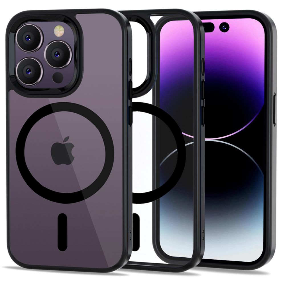 Pokrowiec Tech-Protect Magmat Magsafe black-clear Apple iPhone 14 Pro Max