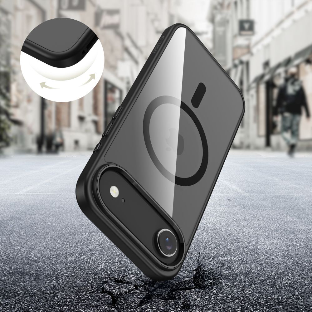 Pokrowiec Tech-Protect Magmat Magsafe black-clear Apple iPhone 17 Air / 4