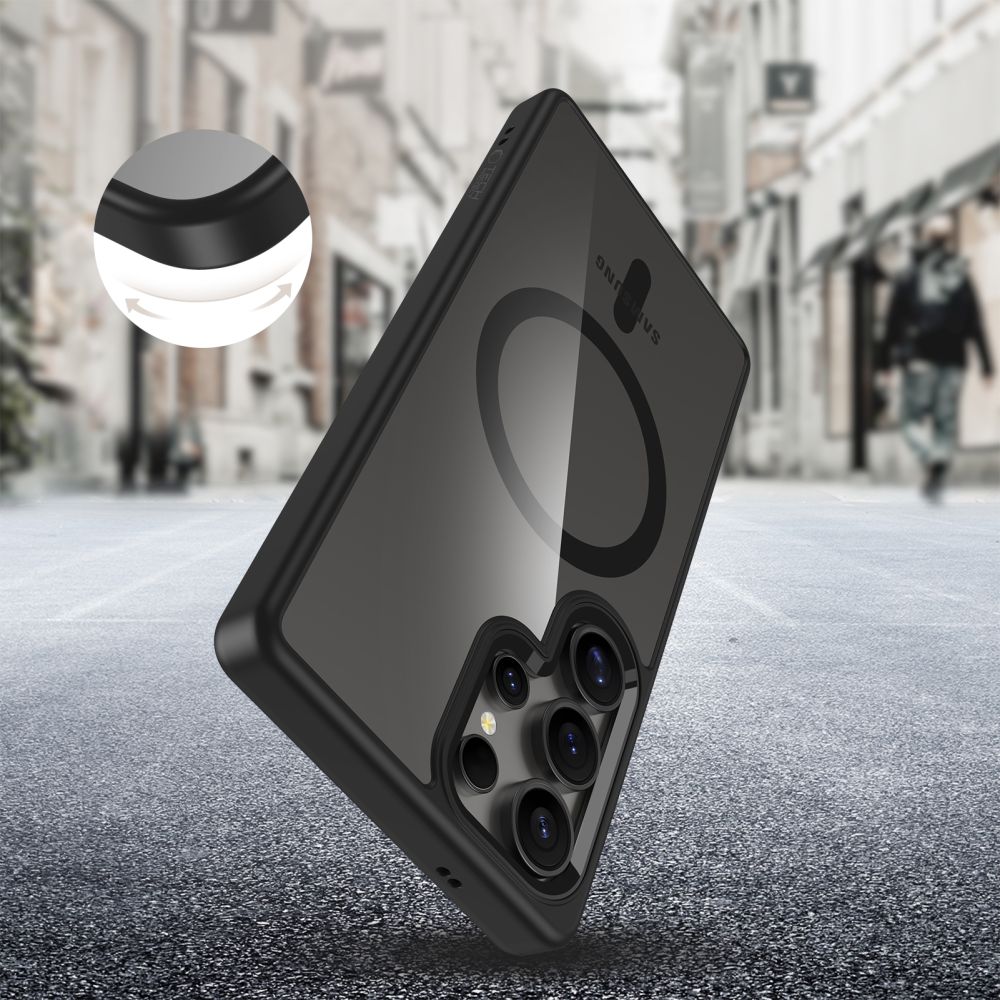 Pokrowiec Tech-Protect Magmat Magsafe black-clear Samsung Galaxy S25 Ultra / 3