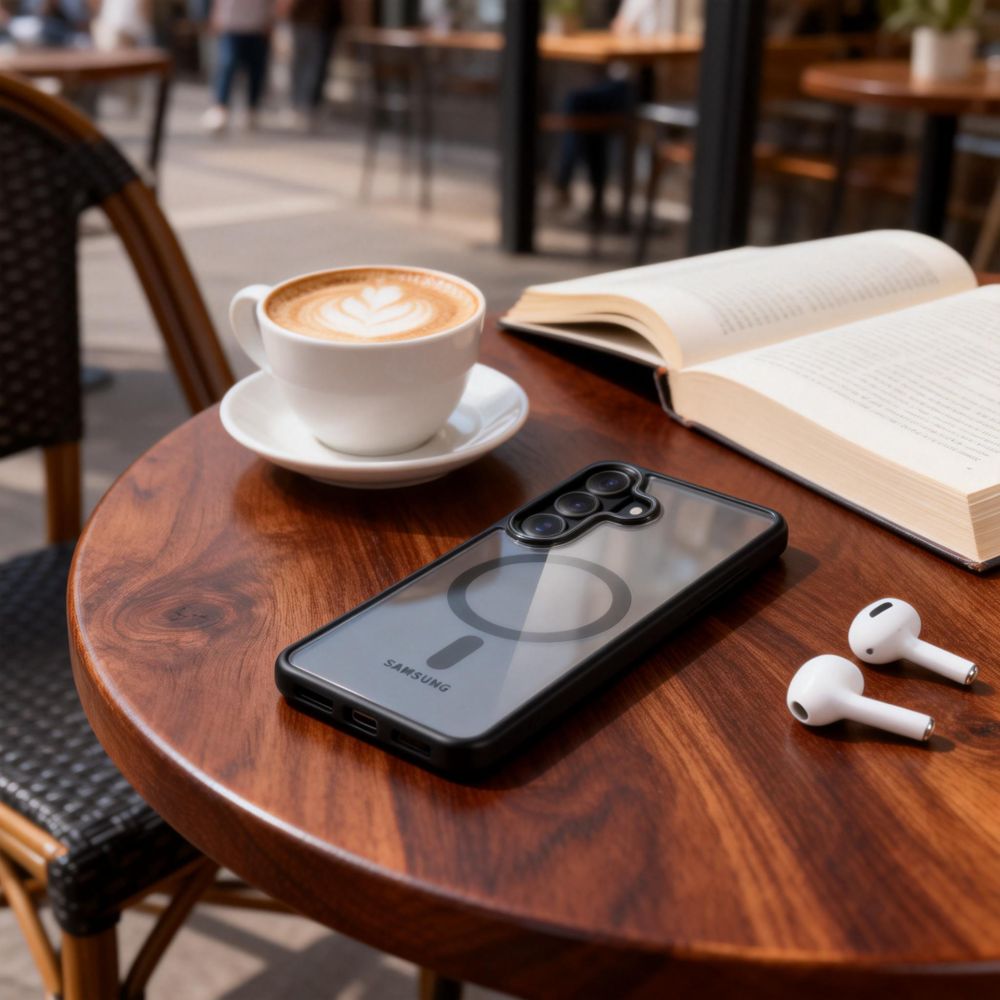 Pokrowiec Tech-Protect Magmat Magsafe black-clear Samsung Galaxy S26 / 9 Pokrowiec Tech-Protect Magmat Magsafe black-clear Samsung Galaxy S26 / 9