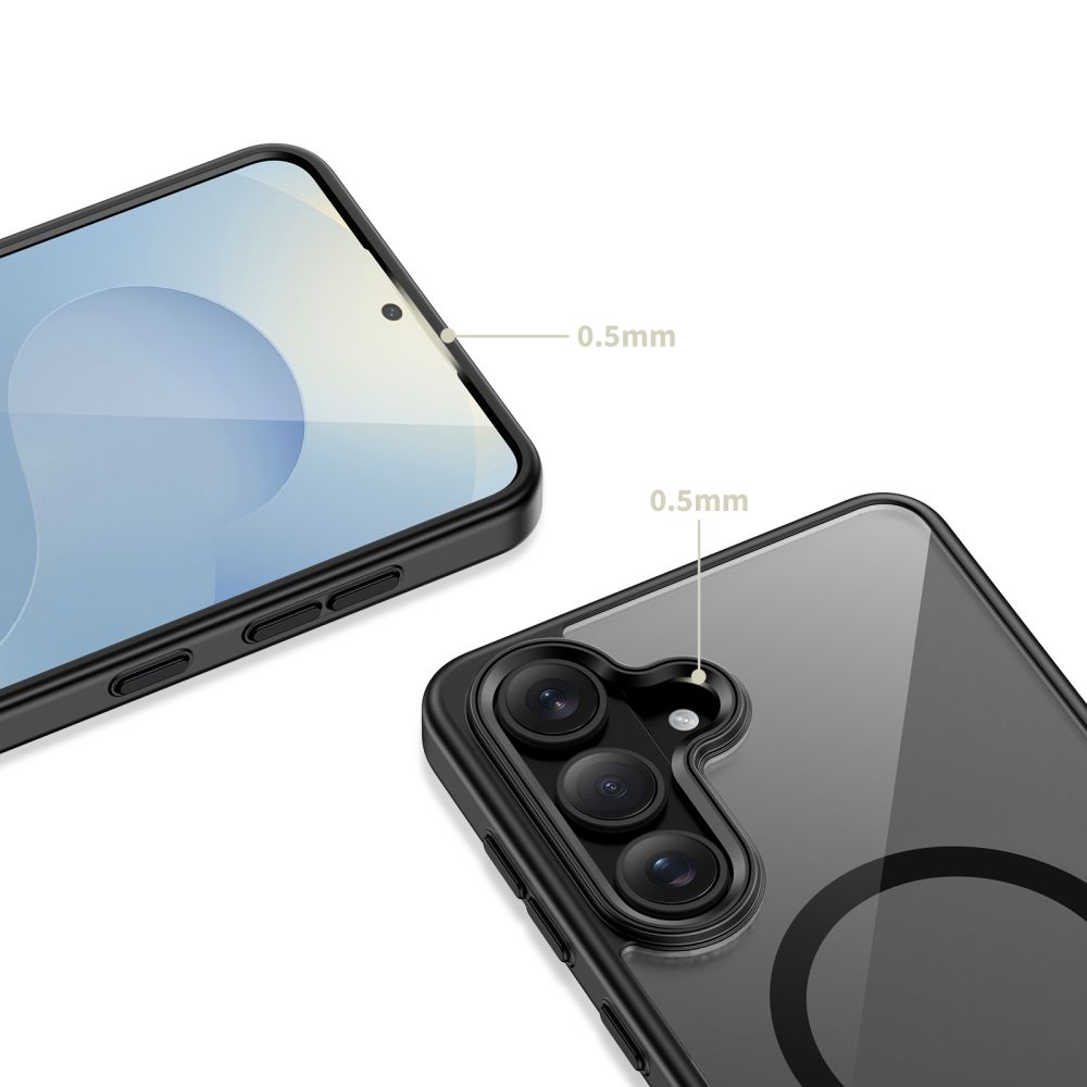 Pokrowiec Tech-Protect Magmat Magsafe black-clear Samsung Galaxy S26 Plus / 5