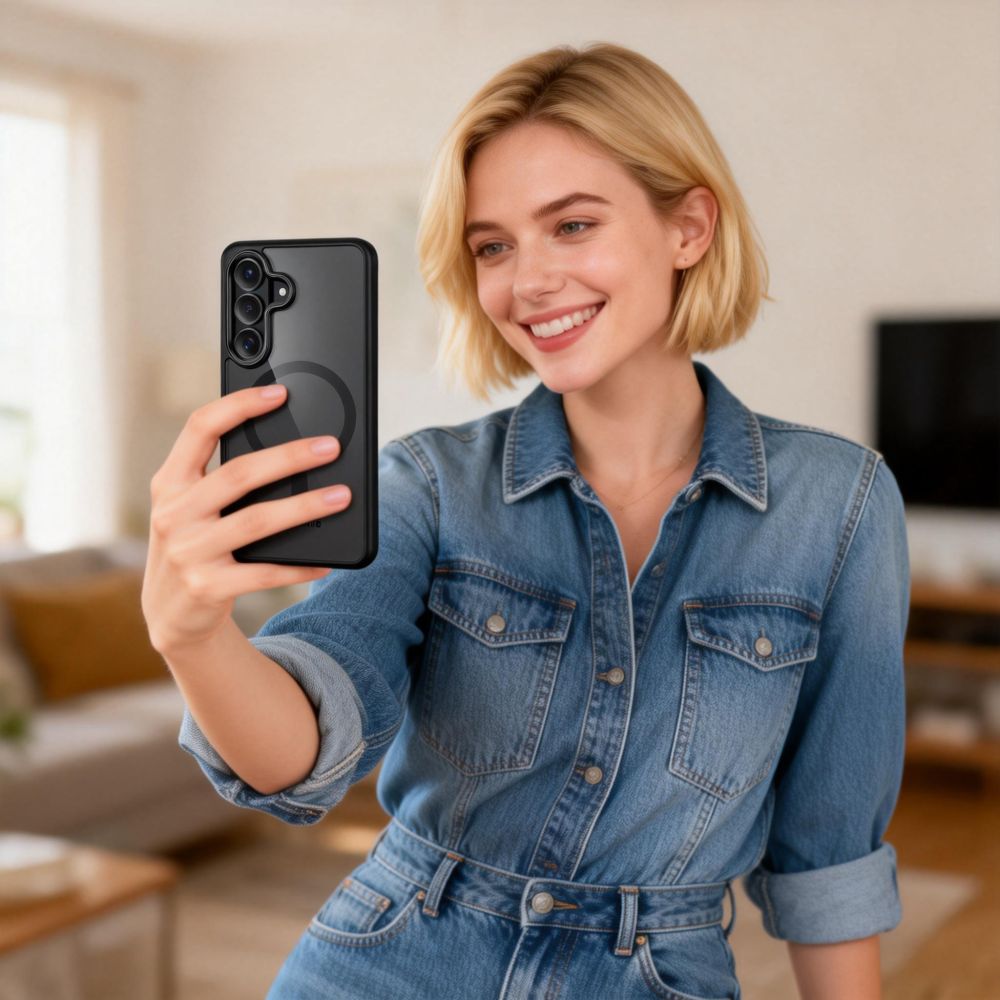 Pokrowiec Tech-Protect Magmat Magsafe black-clear Samsung Galaxy S26 Plus / 9