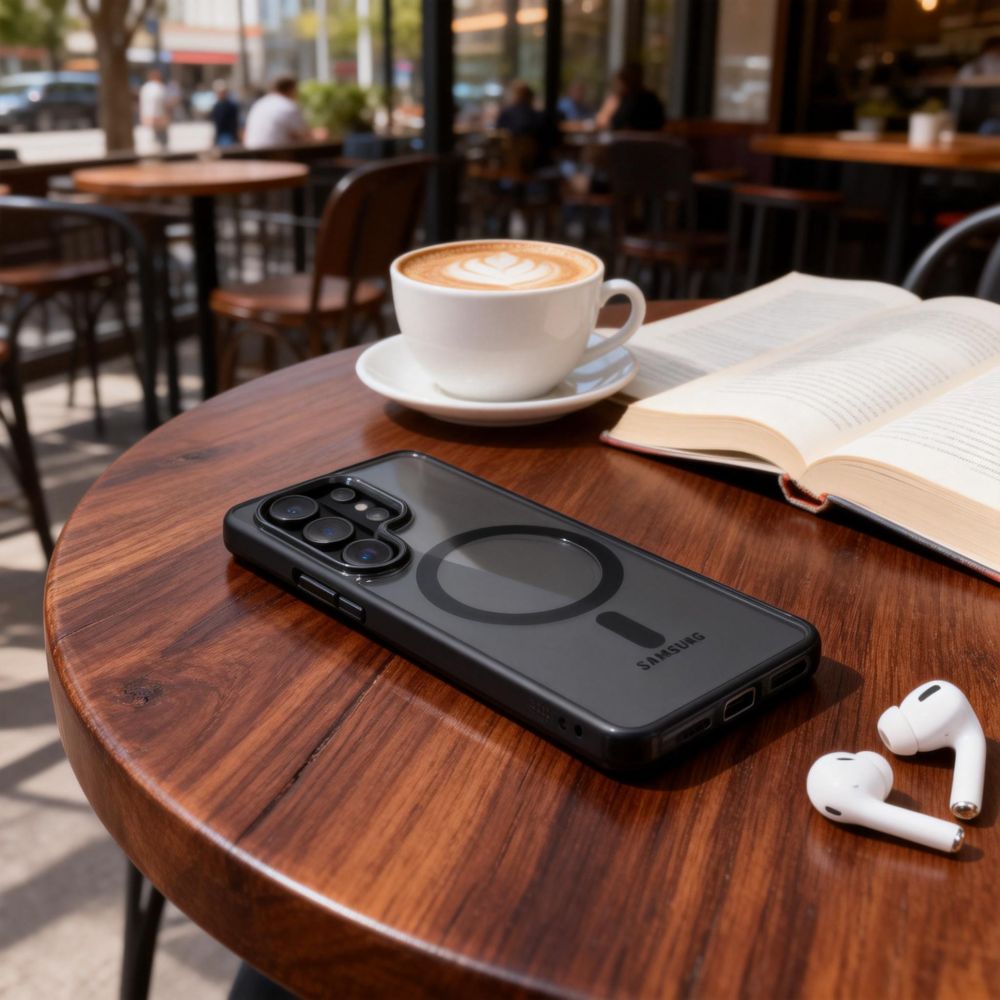 Pokrowiec Tech-Protect Magmat Magsafe black-clear Samsung Galaxy S26 Ultra / 6