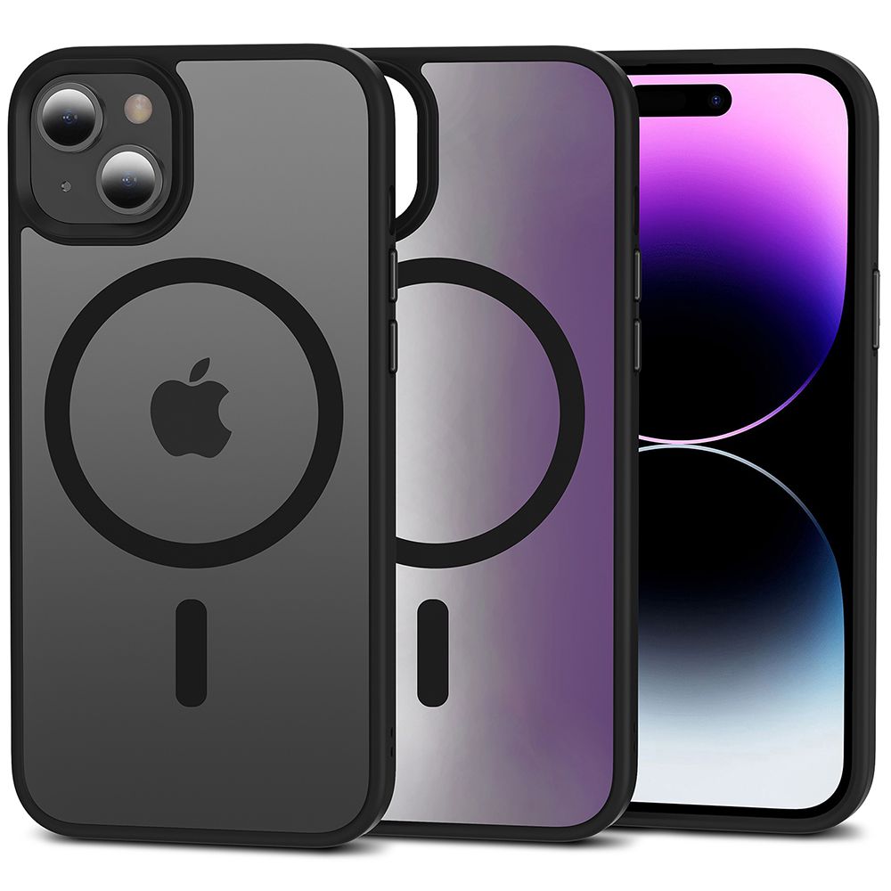 Pokrowiec Tech-Protect Magmat Magsafe czarny Apple iPhone 15 Plus