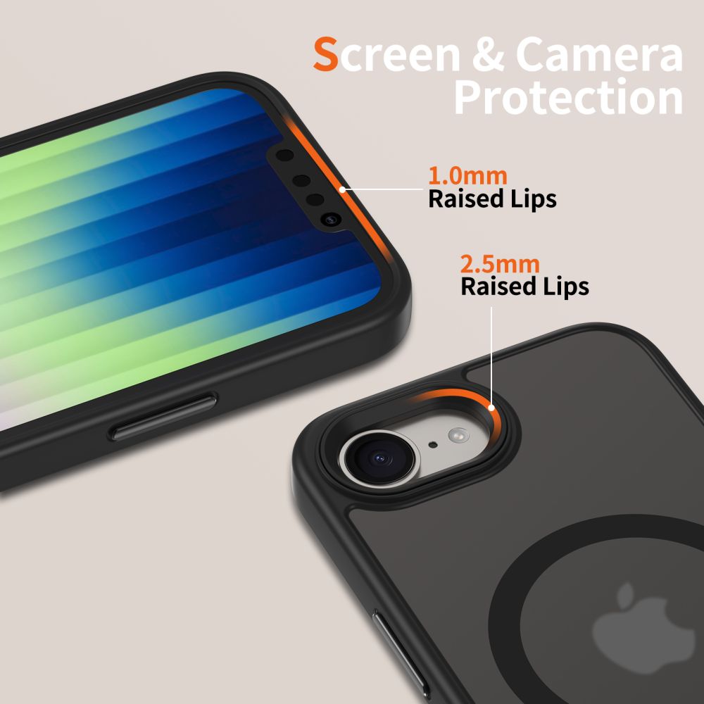 Pokrowiec Tech-Protect Magmat Magsafe czarny Apple iPhone 17e / 3