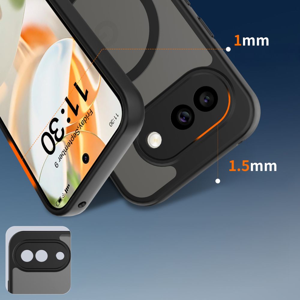 Pokrowiec Tech-Protect Magmat Magsafe czarny Google Pixel 10A / 3