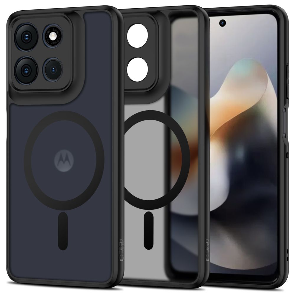 Pokrowiec Tech-Protect Magmat Magsafe czarny Motorola Moto G56 5G