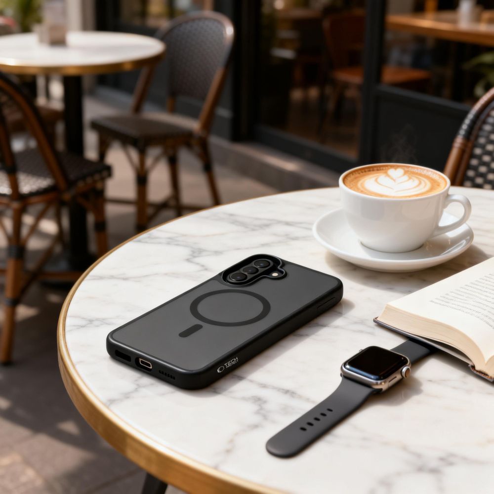 Pokrowiec Tech-Protect Magmat Magsafe czarny Samsung Galaxy A27 5G / 6 Pokrowiec Tech-Protect Magmat Magsafe czarny Samsung Galaxy A27 5G / 6